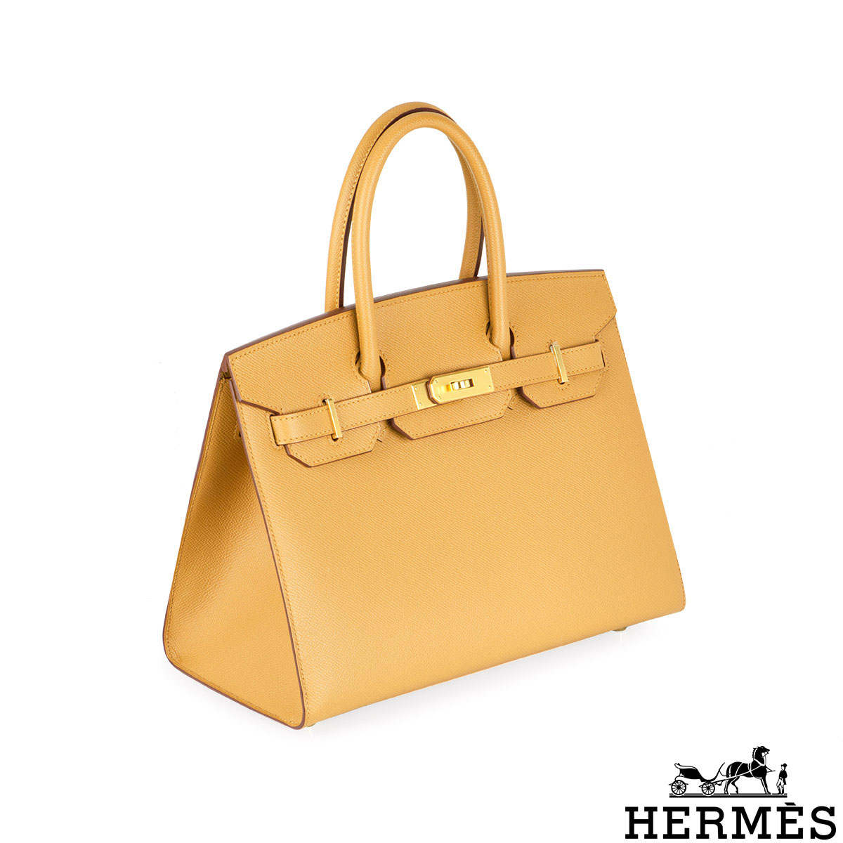 BNIB Hermes Birkin Sellier 30 Epsom Calfskin Etoupe GHW 2023 B Stamp/Receipt